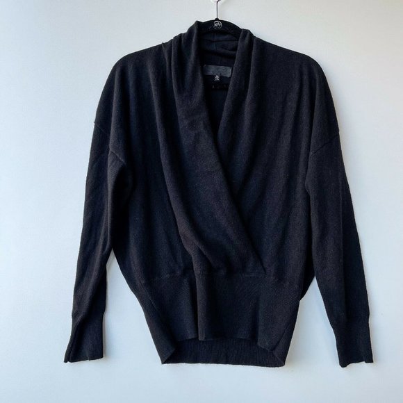 ❤️SOLD❤️Nili Lotan Lakota Cashmere Wrap Black - Picture 5 of 10